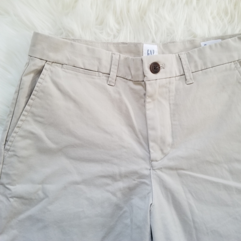 Gap 10" Casual Sand Khaki Shorts 29 - Picture 3 of 7
